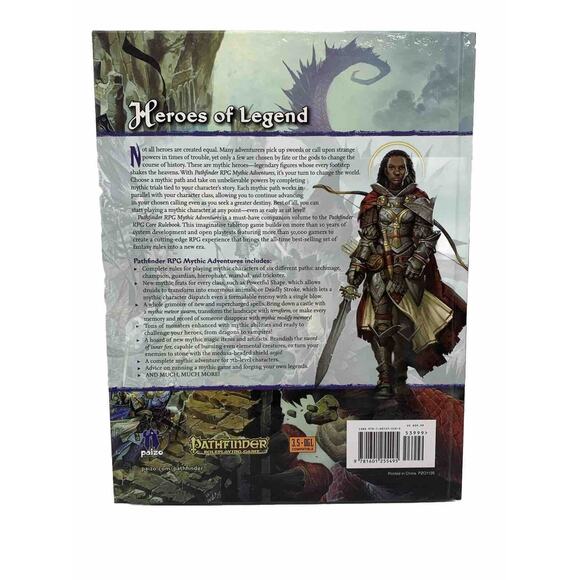 Pathfinder Roleplaying Game: Mythic Adventures Bulmahn, Jason Paizo Inc. - Picture 3 of 4
